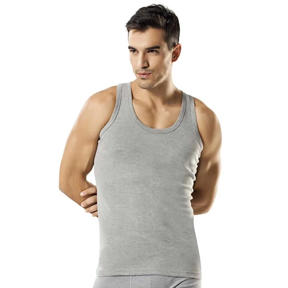 Namaldı 133G Rambo Gri Erkek Ribana Atlet ürün görseli 1