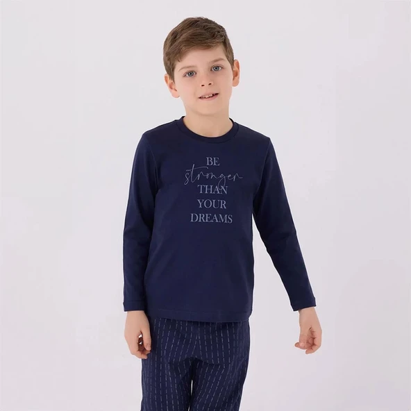 Arnetta AR3130C Erkek Çocuk Kışlık Pijama Takım - Resim 2