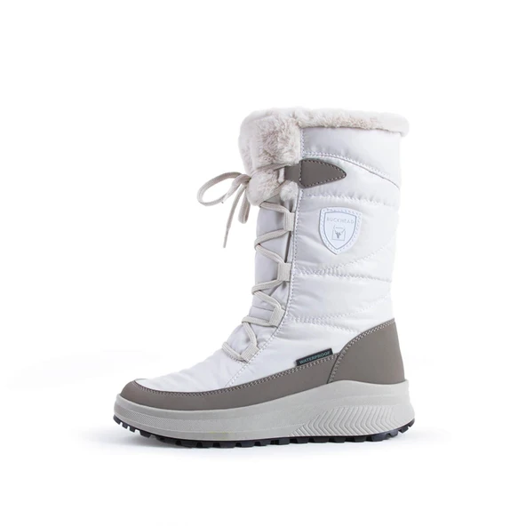 Buckhead 1130 Felix Waterproof Kadın Kar Çizme Buz Beyaz - Resim 2
