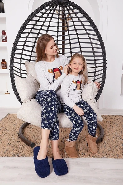 Arnetta AR2150C Kız Çocuk Polar 2'li Pijama Takım - Resim 3