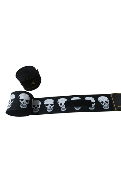 Legacy Kick Boks Eldiveni Boks Eldiveni A3store Kurukafa Baskılı Bandajlı 2'li set - Resim 5