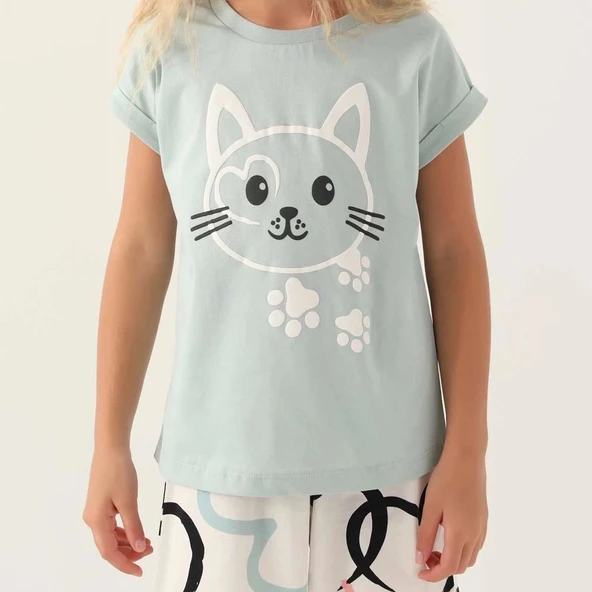 Rolypoly 3397C Kız Çocuk Şort Takım - Resim 8