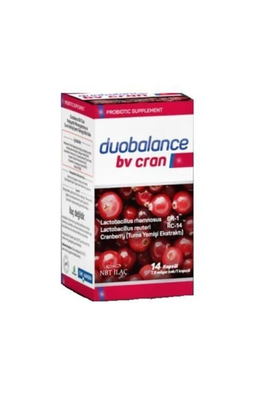 Nbt İlaç Nbt Life Duobalance Bv Cran 14 Kapsül ürün görseli 1