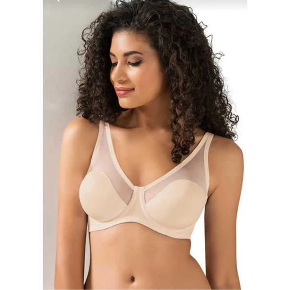 Le Jardin 9200 Tül Kaplı Soft Cup  Sütyen - Resim 3