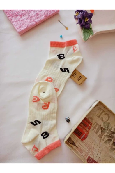 3 ÇİFT PAMUKLU PATİK ÇORAP BURUN DİKİŞSİZ YUMUŞAK KISA KONÇ DESENLİ KADIN ÇORABI 36-40 - Resim 2