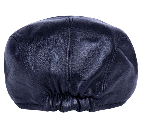 ERKEK DERİ KASKET E-117 - Resim 3