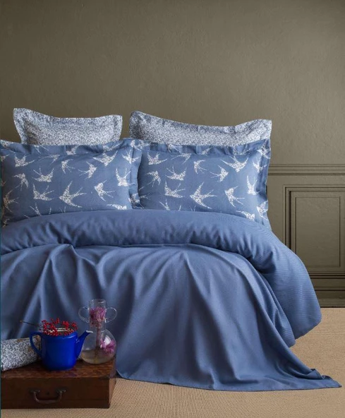 AP Tek Kişilik Freely İndigo Bambu Pike Takımı ürün görseli 1