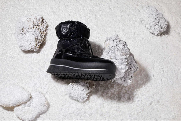 Buckhead 1081 Fairy Waterproof Çocuk Kar Botu Siyah - Resim 3