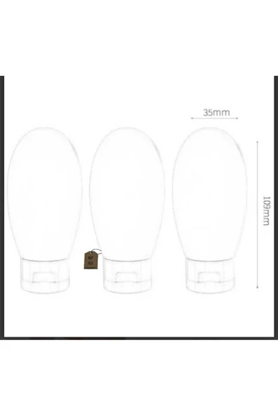 BANYO KREM ŞAMPUAN KUTUSU TAŞINABİLİR SEYAHAT SETİ DOLDURULABİLİR KUTU TEKLİ - RENKLERDEN BİRİ GELİR - Resim 4