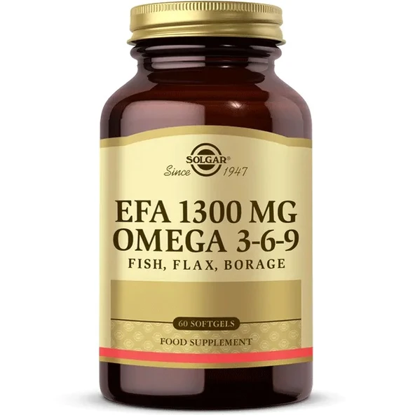Solgar Omega 3-6-9 Efa 1300mg 60 Softjel ürün görseli