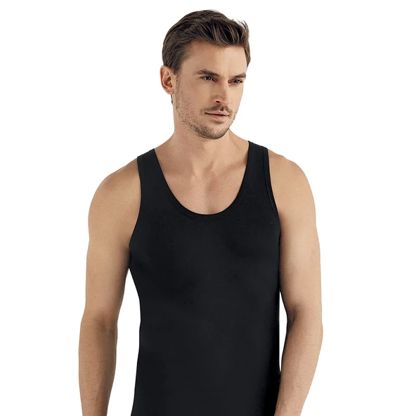 Şahinler ME067 Erkek Renkli Likralı Atlet ürün görseli 1