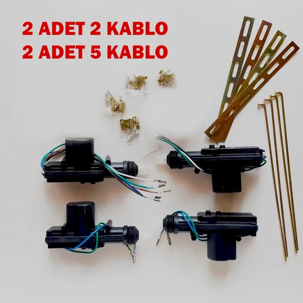 Merkezi Kilit Motoru Takımı 5 Fişli 2 Fişli Araç Merkezi ürün görseli 1