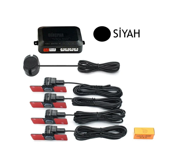 Park Sensörü Oem Görünümlü Ses İkazlı Siyah 16.5 Mm ürün görseli 1