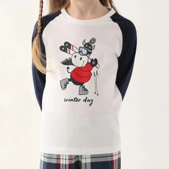 Arnetta AR2600C Kız Çocuk Kışlık Pijama Takım - Resim 3