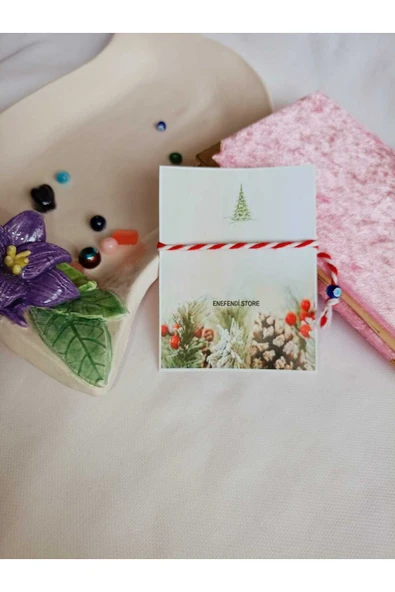 Nazar Boncuklu Marteniçka Bileklik Şans Arkadaş Sevgili Eş Çocuk Hediye Bahar Bilekliği Kartlı. ürün görseli 1