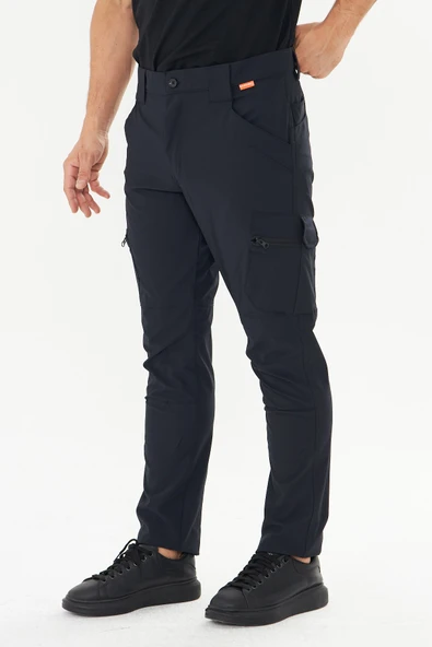 Orange Safety Rip Stop Likrali Atak Pantolon Lacivert - Resim 2