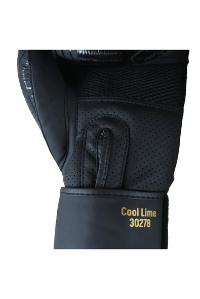 30213-L Cool Lime II Hakiki Deri Boks Eldiveni Muay Thai Eldiveni - Resim 5