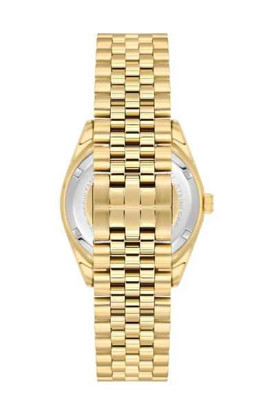 NACAR SAFİR CAM ALTIN KADIN KOL SAATİ NC33-398351-DCMS - Resim 4