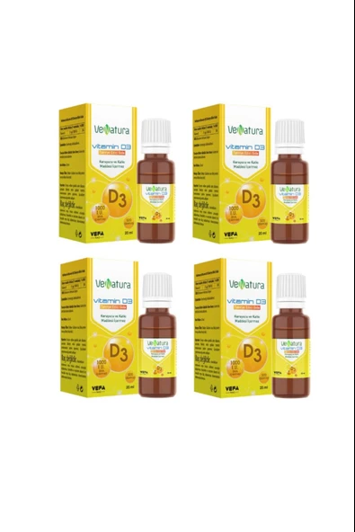 Venatura Vitamin D3 Damla 20 ml 4 Adet ürün görseli