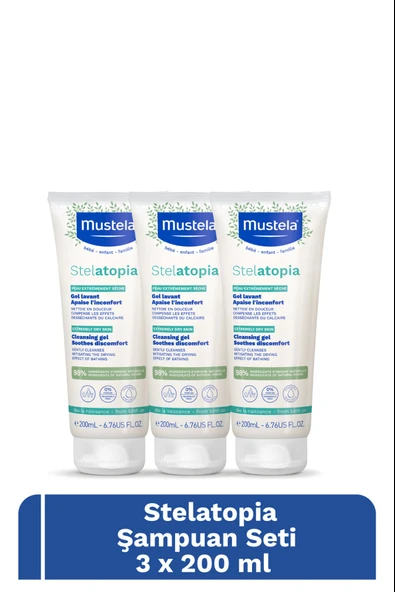 Mustela Stelatopia Şampuan 200 ml 3 Adet ürün görseli