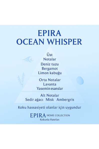 EPIRA OCEAN WHISPER Oda Kokusu 120ml - Resim 5