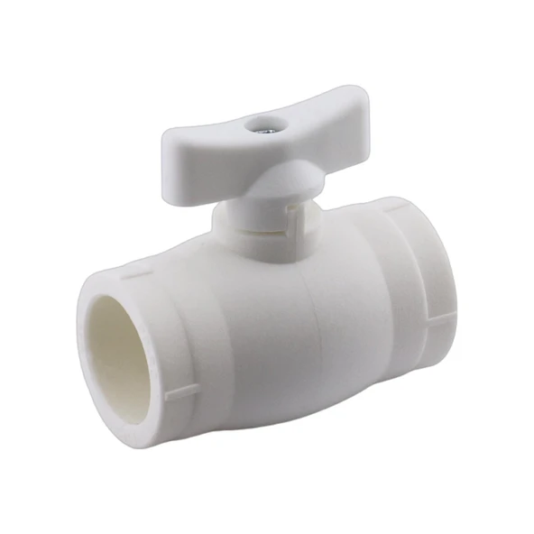 25'lik Mini Vana Plastik Küresel PPRC Pvc Vanası Dişsiz Aç Kapa Boru Kaynak Makine Bağlantılı - Resim 4