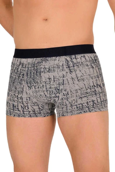 Berrak 4480 Erkek Likralı Desenli Boxer - Resim 10