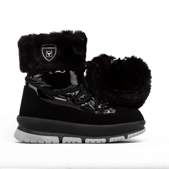 Buckhead 1083 Ego Waterproof Kadın Kar Botu Siyah - Resim 5