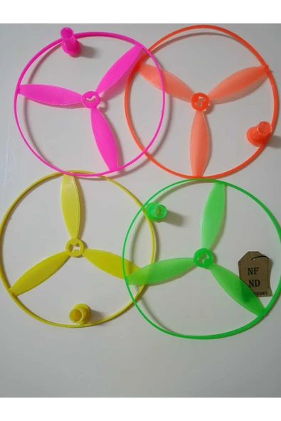 UÇAN DAİRE UFO BAHÇE SPOR FIRILDAK OYUNCAK PERVANE YEŞİL RENKLİ BÜYÜK NOSTALJİK OYUNCAK TEKLİ - Resim 5