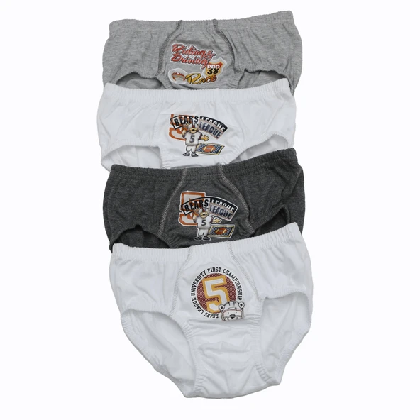 Öztaş 3116 Erkek Çocuk Slip Külot 4'lü Paket ürün görseli 1