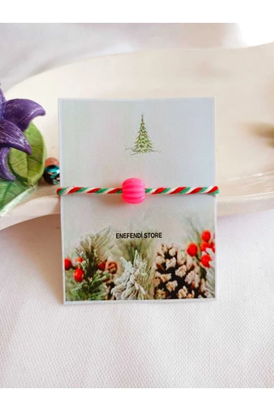 Marteniçka Bileklik Pembe Boncuk Şans Bereket Arkadaş Sevgili Eş Çocuk Hediye Bahar ürün görseli 1