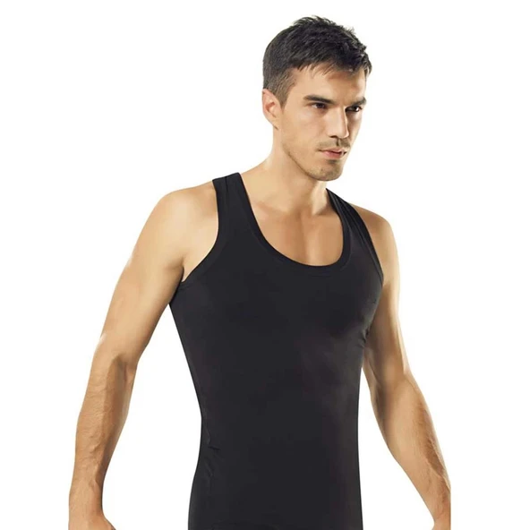 Namaldı 190S Erkek Summer Siyah Askılı Atlet ürün görseli 1