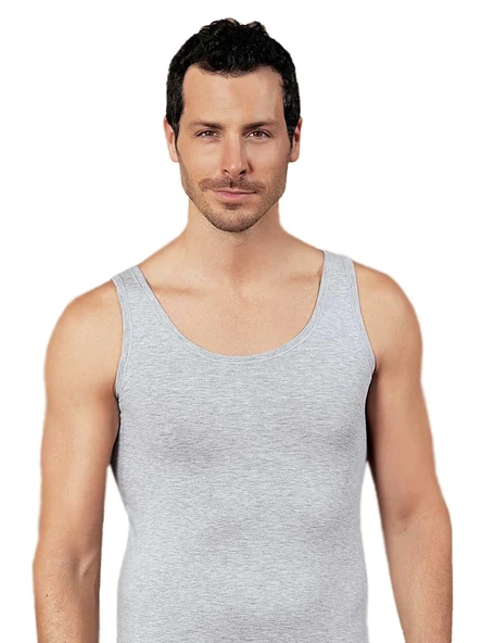 Şahinler ME067 Erkek Renkli Likralı Atlet - Resim 6