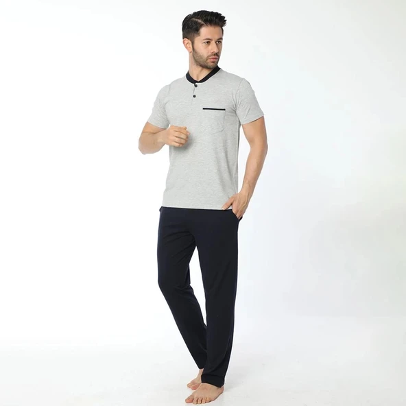 Öztaş 12042 Erkek Yazlık Kısakol  Pijama Takım ürün görseli