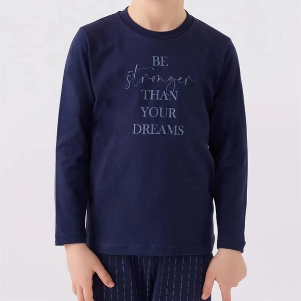 Arnetta AR3130C Erkek Çocuk Kışlık Pijama Takım - Resim 4