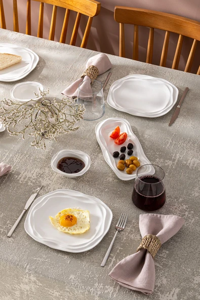 Royal 14 Parça 6 Kişilik Kahvaltı Takımı - Resim 6