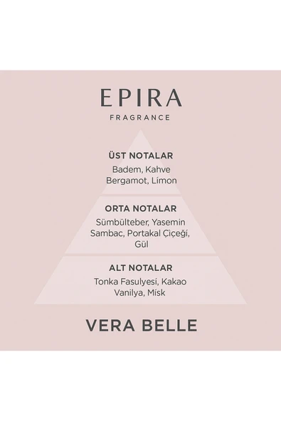 EPIRA VERA BELLE Kadın Parfüm 50ml EDP - Resim 4