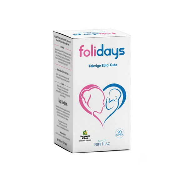 Nbt İlaç Folidays 90 Kapsül ürün görseli