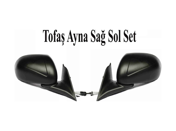 Tofaş Uyumlu Dış Dikiz Ayna Sağ Sol Takım 97 Sonrası Kumandalı Ayna ürün görseli 1