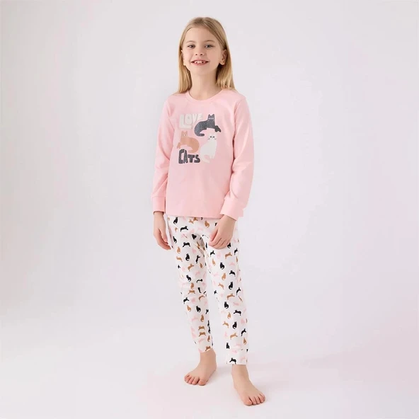 Arnetta AR3057C Kız Çocuk Kışlık Pijama Takımı ürün görseli