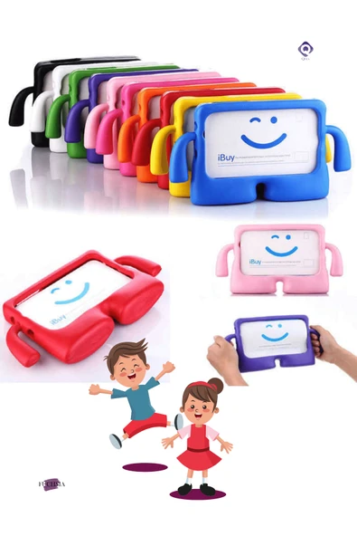 Galaxy Tab T510 A 10.1 inç Uyumlu iBuy Standlı Çocuk Tablet Kılıfı - Resim 10