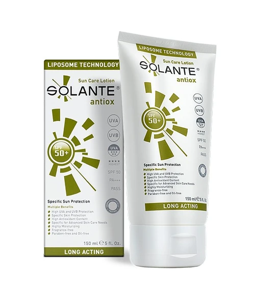 Solante Antiox Güneş Koruyucu Losyon Spf50 150 ml ürün görseli