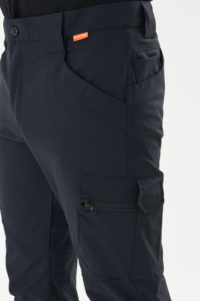 Orange Safety Rip Stop Likrali Atak Pantolon Lacivert - Resim 5