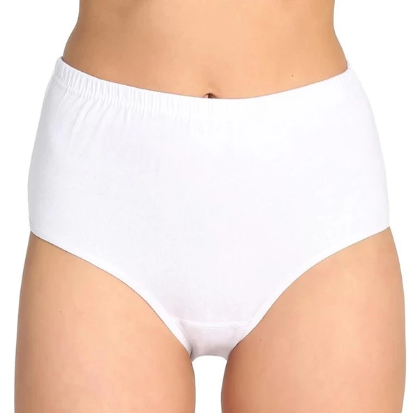 Tutku 922 Ribana Kadın Bato Külot 3lü XL Beyaz - Resim 2