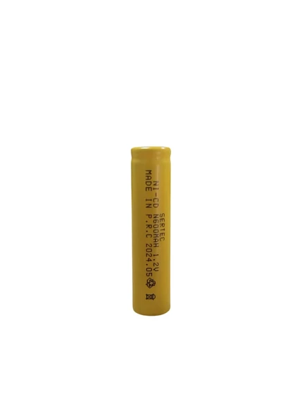 Sertec - 1.2V 600 Mah - N Boy - Ni-CD Şarjlı Pil - (Başsız / Flat Head) ürün görseli 1