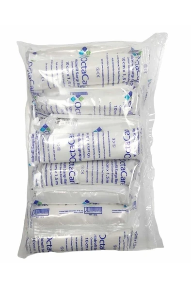 Octacare Hidrofil Sargı Bezi 10cm X 1,5m 20'li Tek Paket ürün görseli