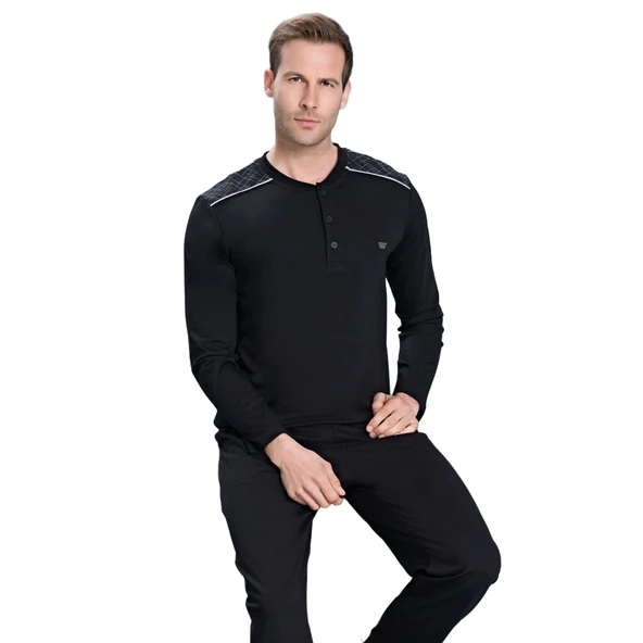 Over Sleep 2117 Erkek Süprem Pijama Takım ürün görseli 1