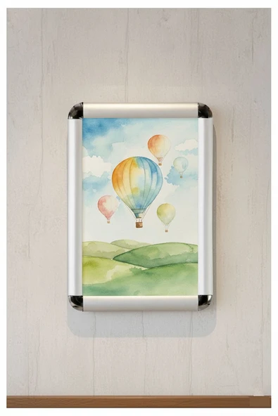 A3 Rondo Çerçeve Tak Çıkar 30x42 cm 1 Adet Afiş Çercevesi Aç Kapa Çerçeve A3 Açılır Kapanır Çerçeve - Resim 4