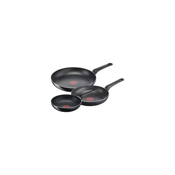 TEFAL B55691 Titanyum 1X SimpleCook 3'lü Tava Seti 20/24/28 cm ürün görseli 1