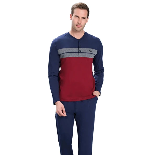 Over Sleep 2116 Erkek Süprem Pijama Takım ürün görseli 1